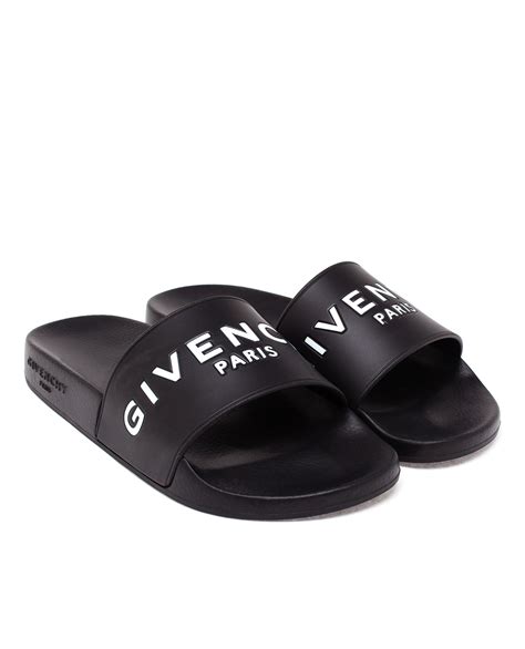 givenchy black slides womens|givenchy slides on sale.